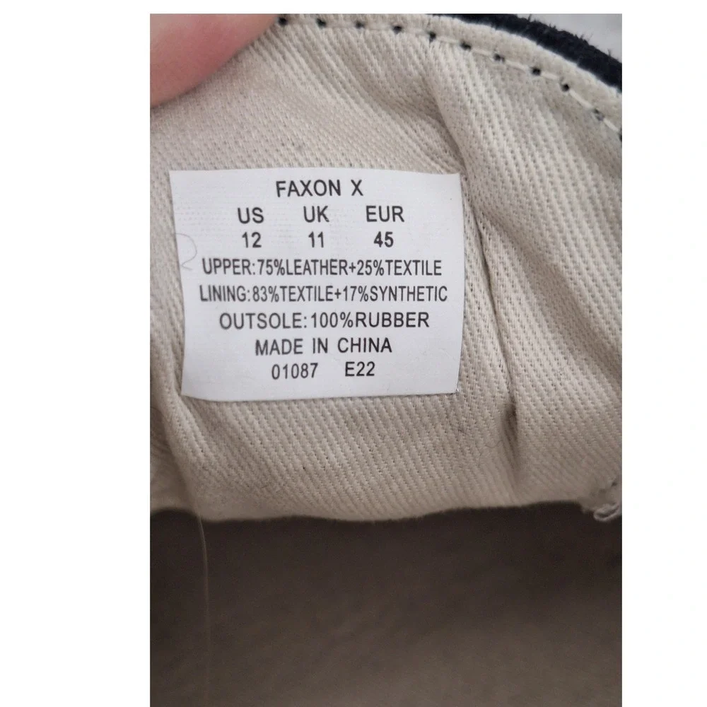 POLO Ralph Lauren Shoes Mens SIZE‎ 12 Faxon X Wool Plaid Suede Leather